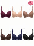 Padded Push-Up Bra – Soft Foam Cup Seamless Everyday Bra
