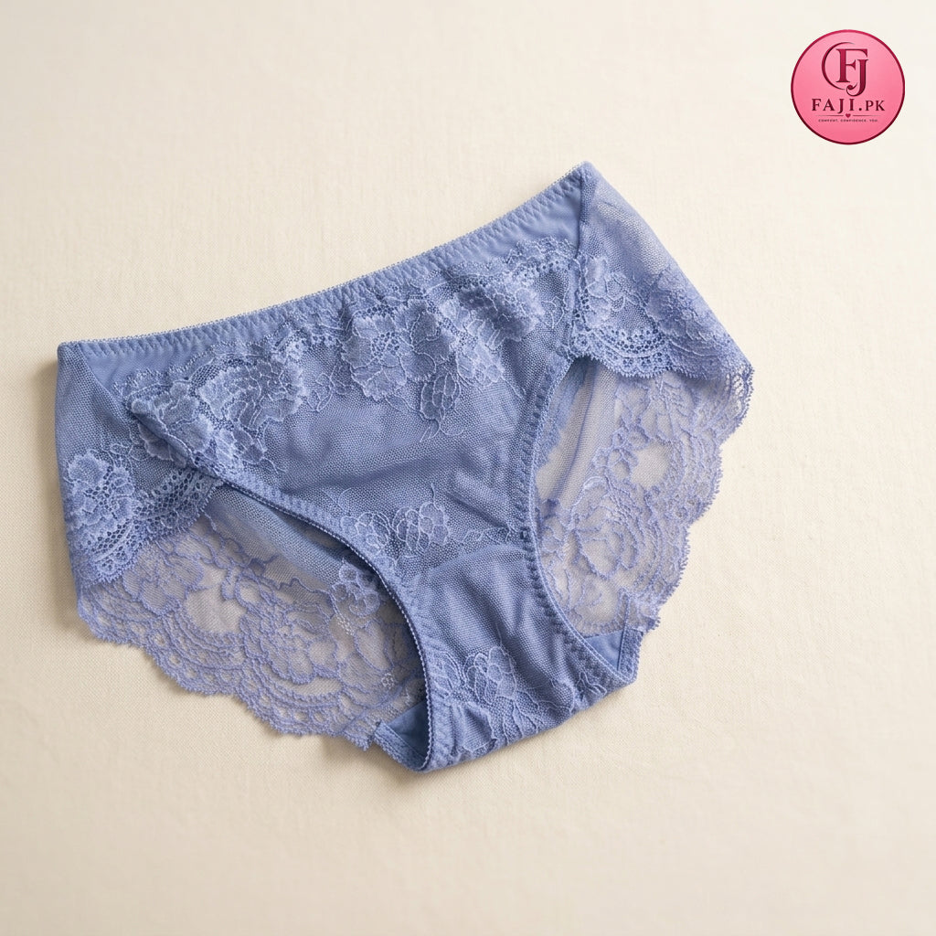 FAJI Premium Elegant Floral Lace Panties for Women
