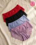 FAJI Premium Elegant Floral Lace Panties for Women